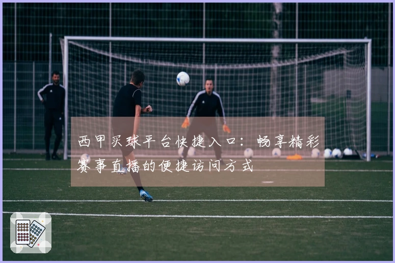 西甲买球平台快捷入口:畅享精彩赛事直播的便捷访问方式
