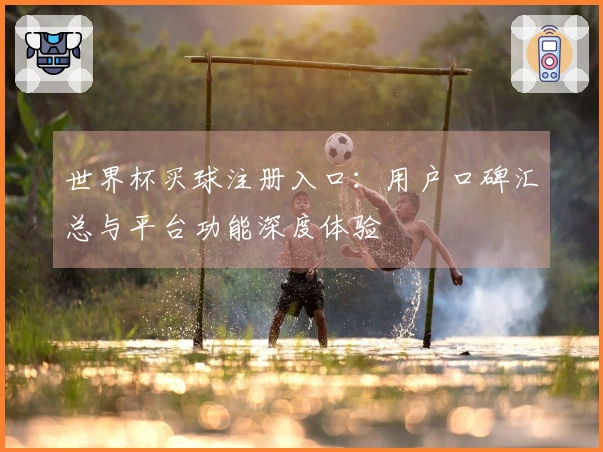 世界杯买球注册入口：用户口碑汇总与平台功能深度体验
